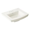 Product Image of Archer 24" Rectangular Pedestal Bathroom Sink (Biscuit), K-2358-4-96