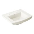 Product Image of Archer 24" Rectangular Pedestal Bathroom Sink (Biscuit), K-2358-8-96