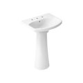 Product Image of Cimarron 22-3/4" Rectangular Pedestal Bathroom Sink (White), K-2362-8-0
