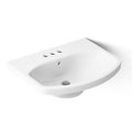 Product Image of 22-3/4" Rectangular Pedestal Bathroom Sink (White), K-2363-4-0