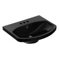 Product Image of Cimarron 22-3/4" Rectangular Pedestal Bathroom Sink (Black), K-2363-4-7