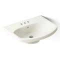 Product Image of 22-3/4" Rectangular Pedestal Bathroom Sink (Biscuit), K-2363-4-96