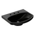 Product Image of Cimarron 22-3/4" Rectangular Pedestal Bathroom Sink (Black), K-2363-8-7