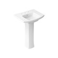 Product Image of Kelston 23-3/4" Rectangular Pedestal Bathroom Sink (White), K-24050-8-0