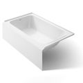 Product Image of Avec 60" x 36" Alcove Bathtub with Left Drain (White)