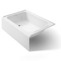Product Image of Avec 60" x 42" Alcove Bathtub with Left Drain (White)
