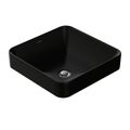Product Image of 16-1/4" Square Vessel Bathroom Sink (Black/Black), K-2661-7