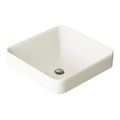 Product Image of Vox 16-1/4" Square Vessel Bathroom Sink (Biscuit), K-2661-96