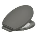 Product Image of Impro Readylatch Quiet-Close Round-Front Toilet Seat (Thunder Grey), K-26802-58