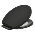 Product Image of Impro Readylatch Quiet-Close Round-Front Toilet Seat (Black), K-26802-7