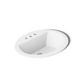 Product Image of 20-1/4" Oval Drop-In Bathroom Sink (White), K-2699-4-0