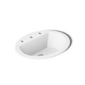 Product Image of 20-1/4" Oval Drop-In Bathroom Sink (White), K-2699-8-0