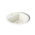 Product Image of 19" Round Drop-In Bathroom Sink (Biscuit), K-2714-1-96