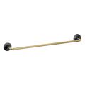 Product Image of Tone 24" Towel Bar (Matte Black w/ Brushed Moderne Brass), K-27426-BMB