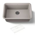 Product Image of 27-1/2" Undermount Single-Bowl Kitchen Sink (Matte Taupe), K-28000-CM3