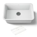 Product Image of 27-1/2" Undermount Single-Bowl Kitchen Sink (Matte White), K-28000-CM6