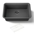 Product Image of 27-1/2" Undermount Single-Bowl Kitchen Sink (Matte Graphite), K-28000-CM7