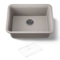 Product Image of 24-1/2" Undermount Single-Bowl Kitchen Sink (Matte Taupe), K-28001-CM3