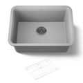 Product Image of 24-1/2" Undermount Single-Bowl Kitchen Sink (Matte Grey), K-28001-CM4