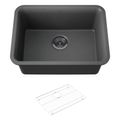 Product Image of Cairn 24-1/2" Undermount Single-Bowl Kitchen Sink (Matte Graphite), K-28001-CM7