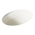 Product Image of Serif 20-3/4" Oval Undermount Bathroom Sink, No Overflow (Biscuit), K-2824-96
