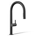Product Image of Components Pull-Down Kitchen Sink Faucet with Two-Function Sprayhead (Matte Black), K-28268-BL