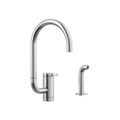 Product Image of Components Single-Handle Kitchen Sink Faucet w/ Two-Function Extended-Reach Spout And Side Sprayer (Polished Chrome), K-28272-CP