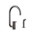 Product Image of Components Single-Handle Kitchen Sink Faucet w/ Two-Function Extended-Reach Spout And Side Sprayer (Vibrant Titanium), K-28272-TT