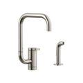 Product Image of Components Single-Handle Kitchen Sink Faucet w/ Two-Function Extended-Reach Spout And Side Sprayer (Vibrant Polished Nickel), K-28274-SN