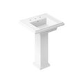 Product Image of Tresham 24" Square Pedestal Bathroom Sink (White), K-2844-8-0