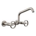 Product Image of Billet Two-Hole Wall-Mount Bridge Kitchen Sink Faucet (Vibrant Stainless), K-28666-9-VS