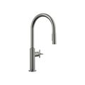 Product Image of Billet Pull-Down Kitchen Sink Faucet w/ Two-Function Sprayhead (Vibrant Titanium), K-28669-3-TT