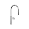Product Image of Billet Pull-Down Kitchen Sink Faucet w/ Two-Function Sprayhead (Polished Chrome), K-28669-9-CP
