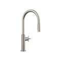 Product Image of Billet Touchless Pull-Down Kitchen Sink Faucet w/ Two-Function Sprayhead (Vibrant Stainless), K-28670-3RT2-VS