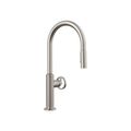 Product Image of Billet Touchless Pull-Down Kitchen Sink Faucet w/ Two-Function Sprayhead (Vibrant Stainless), K-28670-9RT2-VS