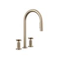 Product Image of Billet Pull-Down Kitchen Sink Faucet w/ Two-Function Sprayhead (Vibrant Brushed Bronze), K-28671-3-BV