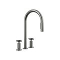 Product Image of Billet Pull-Down Kitchen Sink Faucet w/ Two-Function Sprayhead (Vibrant Titanium), K-28671-3-TT