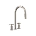 Product Image of Billet Pull-Down Kitchen Sink Faucet w/ Two-Function Sprayhead (Vibrant Stainless), K-28671-9-VS