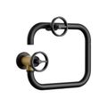 Product Image of Billet Wall-Mount Pot Filler (Matte Black w/ Brushed Moderne Brass), K-28678-9-BMB