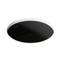 Product Image of 15-3/4" Round Undermount Bathroom Sink (Black/Black), K-2883-7