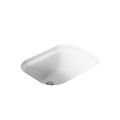 Product Image of 20" Rectangular Undermount Bathroom Sink (White), K-2890-8U-0
