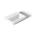 Product Image of 21-3/4" Rectangular Drop-In Bathroom Sink (White), K-2991-8-0