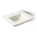 Product Image of 25" Pedestal/Console Table Bathroom Sink (Biscuit), K-29999-1-96