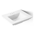Product Image of 25" Pedestal/Console Table Bathroom Sink (White), K-29999-4-0