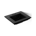 Product Image of 25" Pedestal/Console Table Bathroom Sink (Black/Black), K-29999-4-7