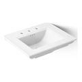Product Image of 25" Pedestal/Console Table Bathroom Sink (White), K-29999-8-0