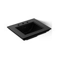 Product Image of 25" Pedestal/Console Table Bathroom Sink (Black/Black), K-29999-8-7