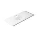 Product Image of 49" Enameled Cast Iron Vanity Top w/ Integrated Oval Sink (White), K-3053-8-0