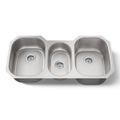 Product Image of 41-3/4" Undermount Triple-Bowl Kitchen Sink (Stainless Steel), K-3166-NA
