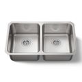 Product Image of 31-1/2" Undermount Double-Bowl Kitchen Sink (Stainless Steel), K-3350-NA
